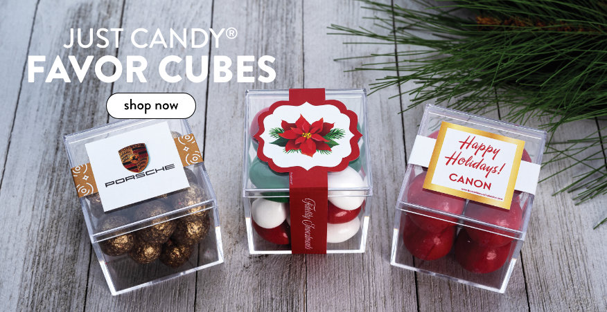 JUST CANDY® favor cubes