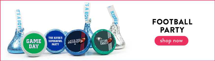 Football Party Hershey's Kisses
