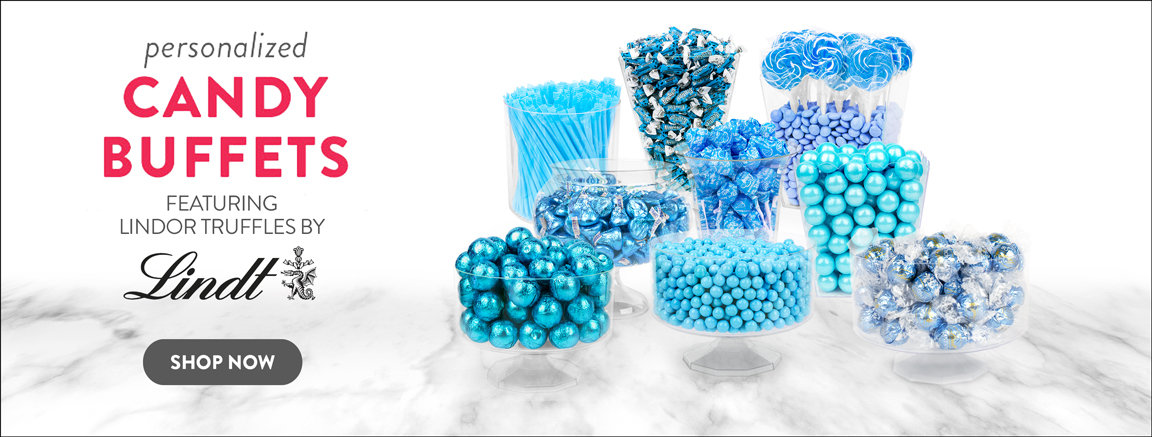 Personalized & Solid Color Candy Buffets