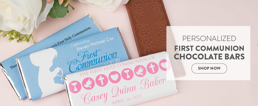 shop personalized First Communion candy