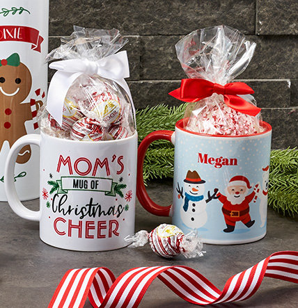 PERSONALIZED CANDY FILLED MUGS
