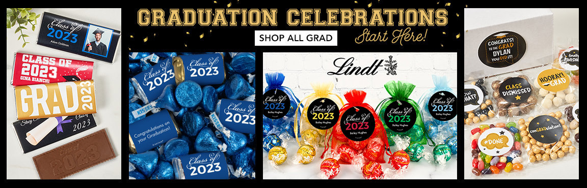 Personalized Graduation Candy and Favors