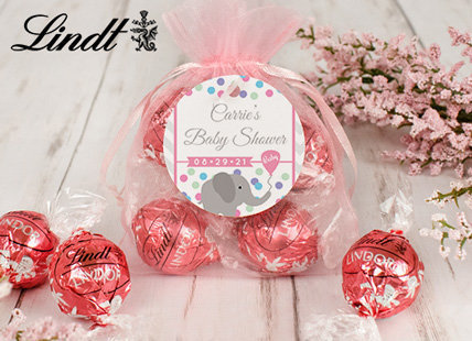 Personalized Baby Shower Lindt Favors