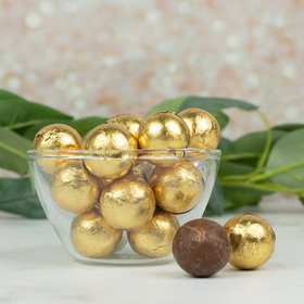 Gold Chocolate Foil Balls