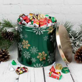 Emerald Snowfall Hershey's Holiday Mix 3.7 lb Tin