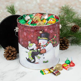Penguin Present 5lb Hershey's Holiday Mix Tin