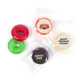 Personalized Circus Birthday Life Savers 5 Flavor Hard Candy - Circus