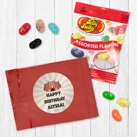 Personalized Circus Birthday Jelly Belly Jelly Beans Favor - Carnival