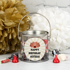 Personalized Kids Birthday - Circus Paint Can