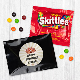 Personalized Circus Birthday Skittles Favor - Carnival