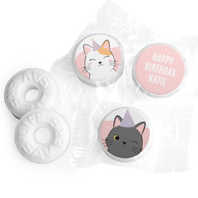 Personalized Kids Birthday - Cats Classic LifeSavers Mints