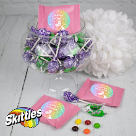 Kids Birthday Rainbow Mermaid Pinata Candy Mix - 2lbs.