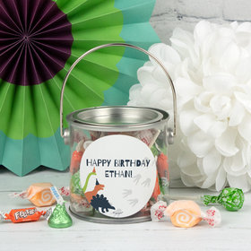 Personalized Kids Birthday - Dinosaurs Paint Can