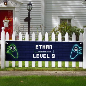 Personalized Gamer Birthday 5 Ft. Banner