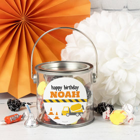 Personalized Kids Birthday - Construction Paint Can