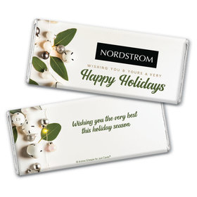 Personalized Christmas Bells Chocolate Bar & Wrapper