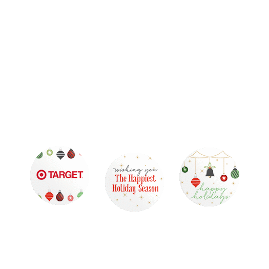 Personalized Christmas Happiest Ornaments 3/4" Stickers for Hershey's Kisses