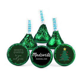 Personalized Christmas Very Merry Greetings Hershey's Kisses