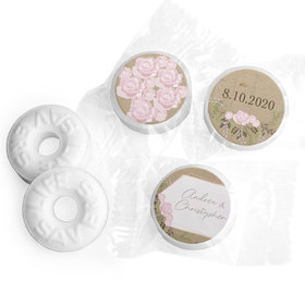 Personalized Wedding Botanical Border LifeSavers Mints
