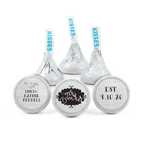 Personalized Wedding The Happy Couple Hershey's Kisses - pack of 50
