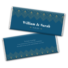 Personalized Wedding Lace & Love Chocolate Bar & Wrapper