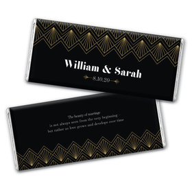 Personalized Wedding Lace & Love Chocolate Bar Wrappers