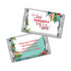 Personalized Christmas Wonderful Time Hershey's Miniatures
