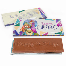 Deluxe Personalized Christmas Wise Men Chocolate Bar in Gift Box