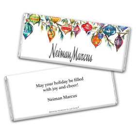 Personalized Christmas Add Your Logo Ornaments Chocolate Bar & Wrapper