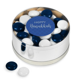Happy Hanukkah Chocolate Minis Small Plastic Tin