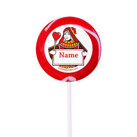 Casino Party Personalized 2" Lollipops (24 Pack)