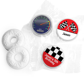 Birthday Racing Themed Personalized Mints