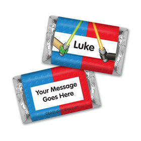 Birthday Space Toys Personalized Hershey's Miniatures Wrappers