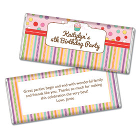 Birthday Sweet Stuff Personalized Chocolate Bar & Wrapper