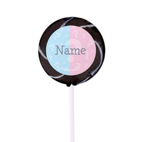 Gender Reveal Personalized 2" Lollipops (24 Pack)