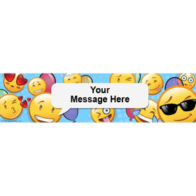 Personalized Emojis 5 Ft. Banner