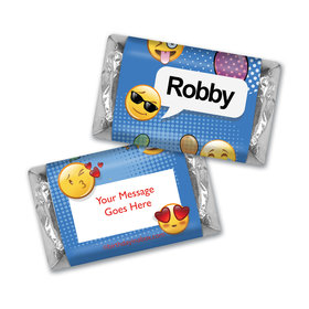 Birthday Emoji Themed Personalized Hershey's Miniatures