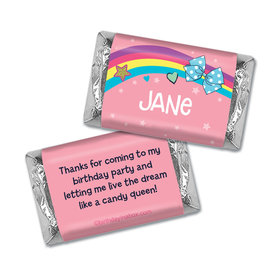 Personalized Birthday Party Bows Hershey's Miniatures Wrappers