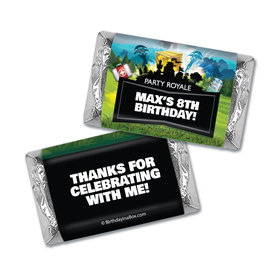Personalized Kids Birthday Battle Games Hershey's Miniatures Wrappers