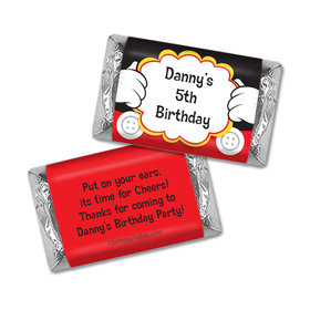 Personalized Birthday Mickey Party Hershey's Miniatures Wrappers