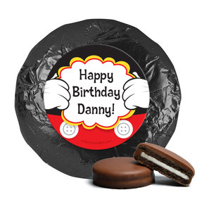 Personalized Birthday Mickey Party Milk Chocolate Covered Foil Oreos