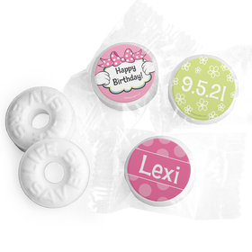 Personalized Birthday Miss Mouse Life Savers Mints