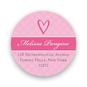 Bonnie Marcus Collection Beautiful Bride with Bow - Blonde Return Address Sticker
