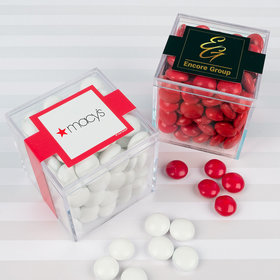 Personalized Administrative Professionals Day JUST CANDY® favor cube with Just Candy Milk Chocolate Minis