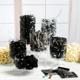 Black Wrapped Candy Buffet