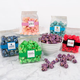Personalized Business Add Your Logo Candy Coated Popcorn 3.5 oz Bags