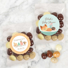 Personalized Baby Shower Candy Bags with Premium Gourmet New York Espresso Beans