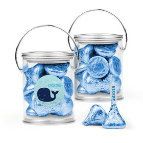 Personalized Baby Shower Favor Assembled Paint Can with Hershey's Kisses