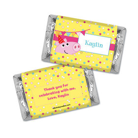 Personalized Birthday Pigs & Dots Hershey's Miniatures