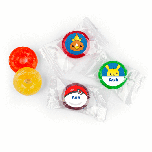Personalized Birthday Pokemon Themed Life Savers 5 Flavor Hard Candy